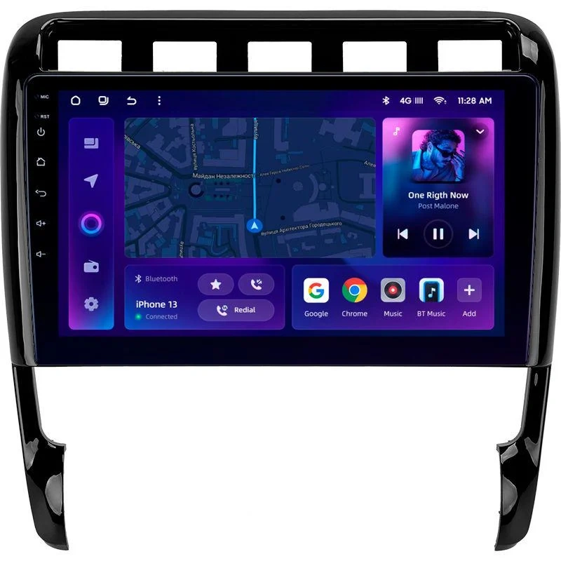 Navigatie Auto MOSS M3 Porsche Cayenne 2002-2010 4+32GB 9" QLED Octa-core 2Ghz, Android 4G Bluetooth 5.1 DSP