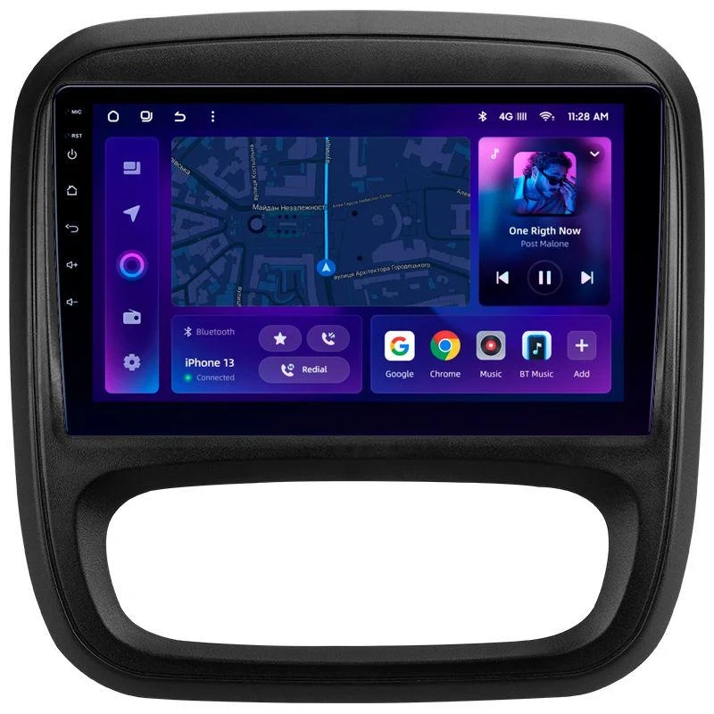 Navigatie Auto MOSS M3 Renault Trafic 3 2014-2021 4+32GB 9" QLED Octa-core 2Ghz, Android 4G Bluetooth 5.1 DSP