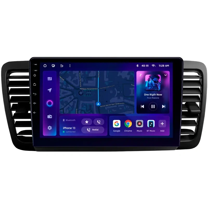 Navigatie Auto MOSS M3 Subaru Outback 3 2003-2009 4+32GB 9" QLED Octa-core 2Ghz, Android 4G Bluetooth 5.1 DSP