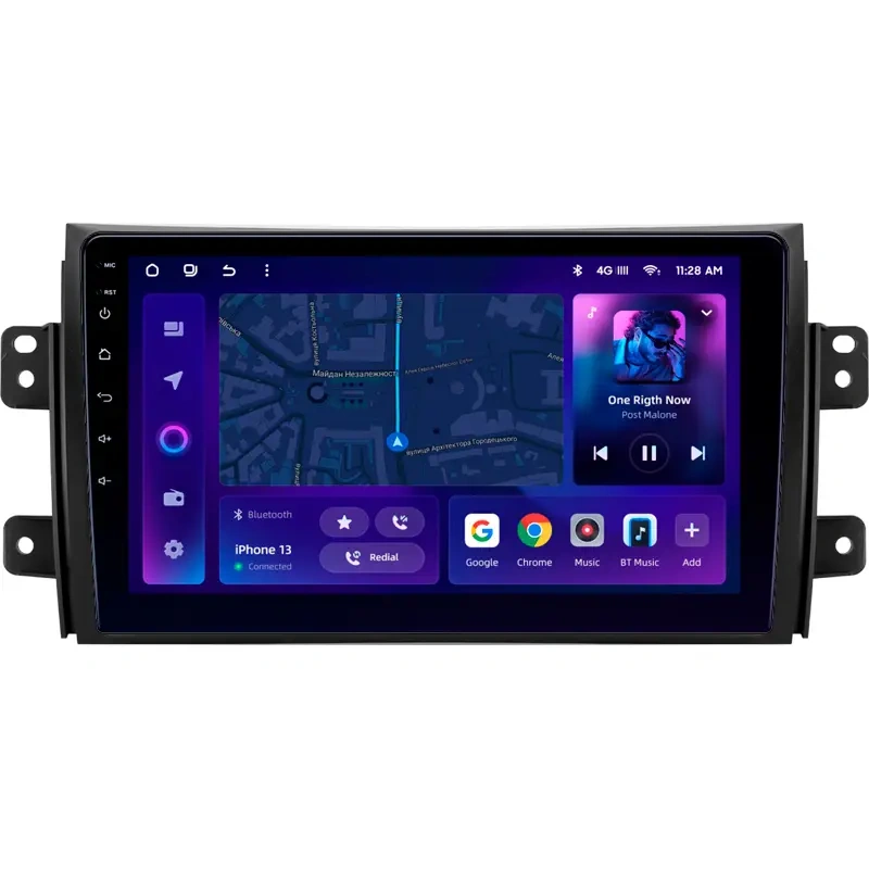 Navigatie Auto MOSS M3 Suzuki SX4 1 2006-2014 4+32GB 9" QLED Octa-core 2Ghz, Android 4G Bluetooth 5.1 DSP