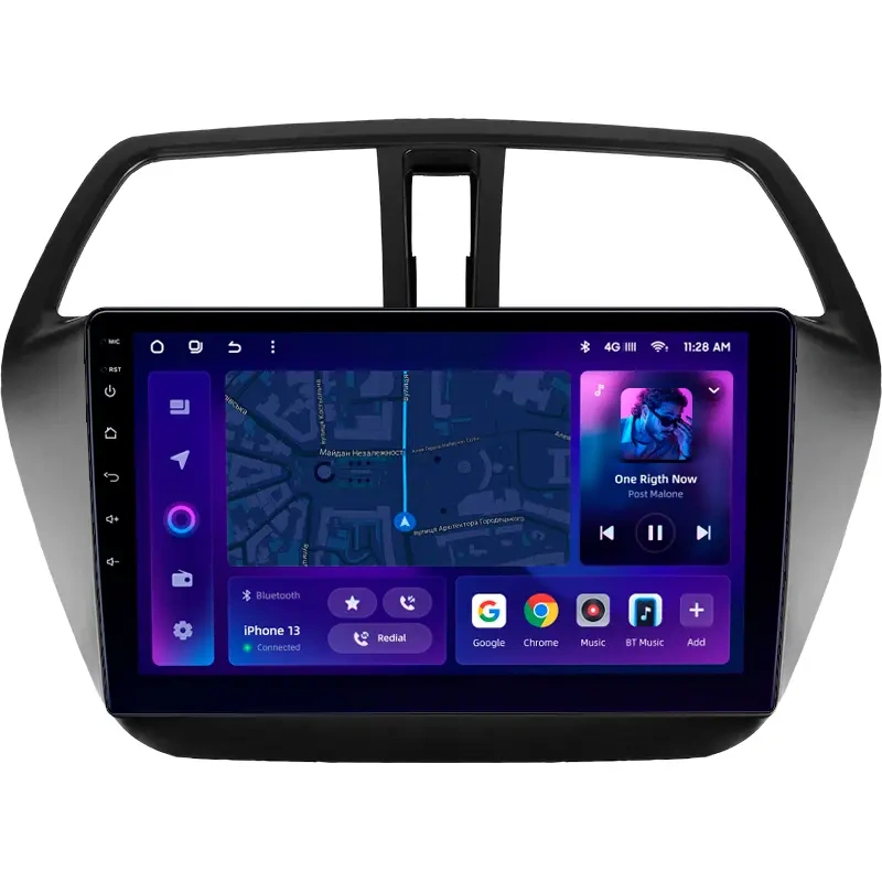 Navigatie Auto MOSS M3 Suzuki SX4 2 2012-2016 4+32GB 9" QLED Octa-core 2Ghz, Android 4G Bluetooth 5.1 DSP
