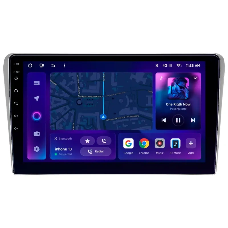 Navigatie Auto MOSS M3 Toyota Avensis 2 2003-2009 4+32GB 9" QLED Octa-core 2Ghz, Android 4G Bluetooth 5.1 DSP