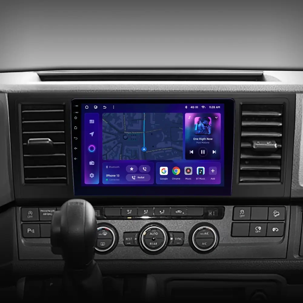 Navigatie Auto MOSS M3 Volkswagen Transporter T6 2015-2020 4+32GB 9" QLED Octa-core 2Ghz, Android 4G Bluetooth 5.1 DSP