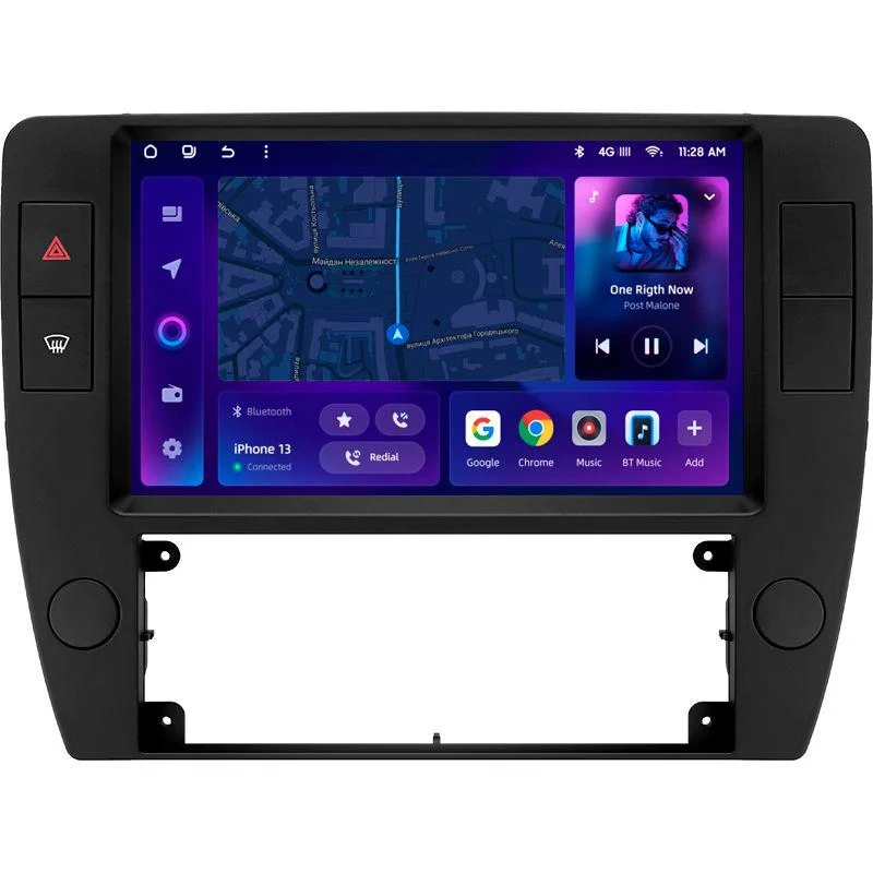 Navigatie Auto MOSS M3 Volkswagen Passat B5 2000-2005 4+32GB 9" QLED Octa-core 2Ghz, Android 4G Bluetooth 5.1 DSP