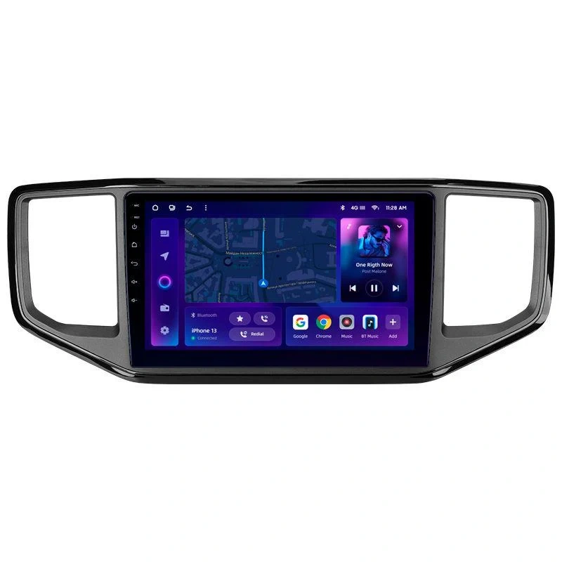 Navigatie Auto MOSS M3 Volkswagen Amarok 2016-2020 4+32GB 9" QLED Octa-core 2Ghz, Android 4G Bluetooth 5.1 DSP