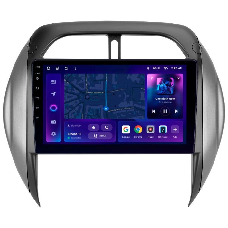 Navigatie Auto MOSS M3 Toyota RAV4 2 XA20 2003-2005 4+32GB 9" QLED Octa-core 2Ghz, Android 4G Bluetooth 5.1 DSP