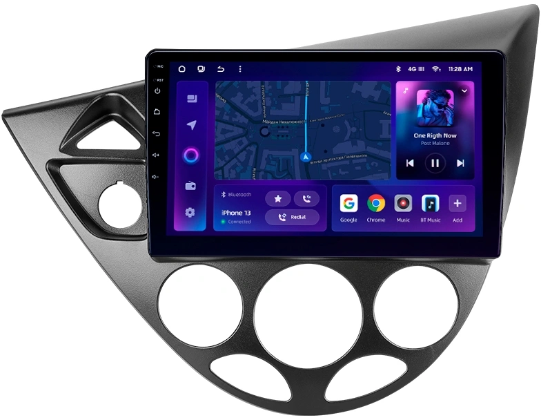 Navigatie Auto MOSS M3 Ford Focus 1 1998-2005 4+32GB 9" QLED Octa-core 2Ghz, Android 4G Bluetooth 5.1 DSP