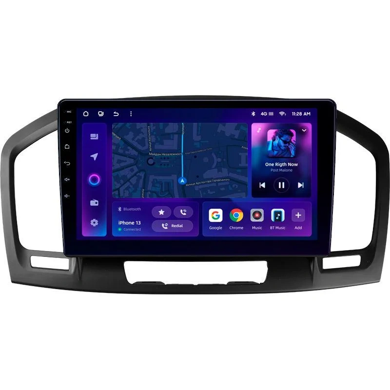 Navigatie Auto MOSS M3 Opel Insignia 2008-2013 4+32GB 9" QLED Octa-core 2Ghz, Android 4G Bluetooth 5.1 DSP