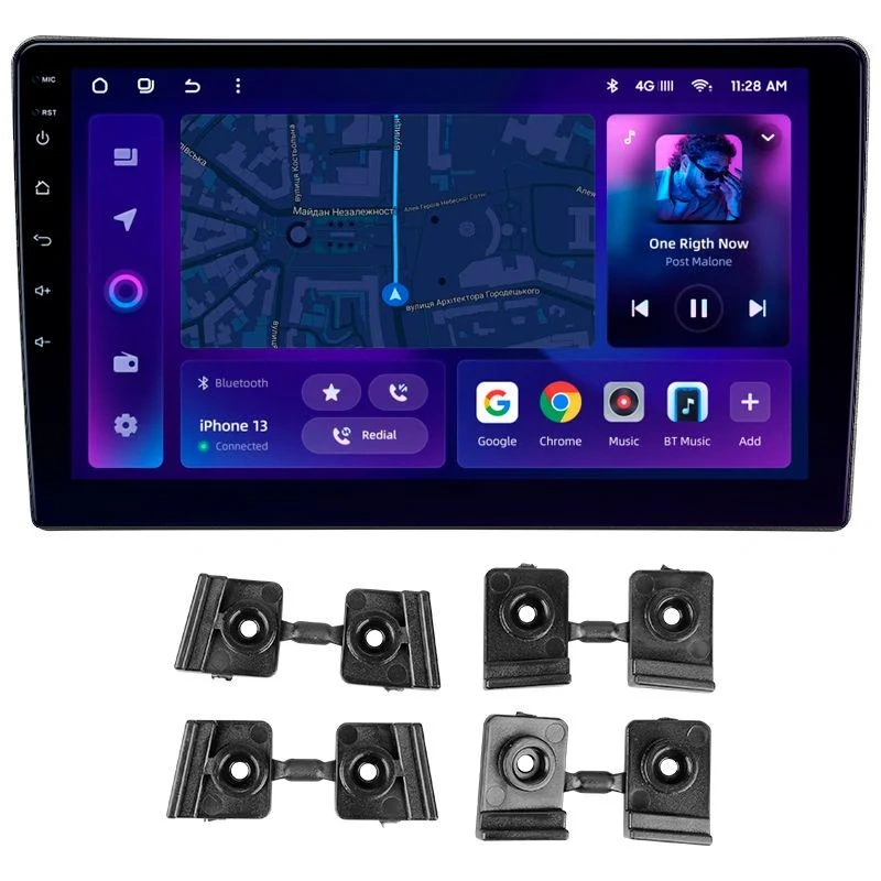 Navigatie Auto MOSS M3 Hyundai i40 2011–2019 4+32GB 9" QLED Octa-core 2Ghz, Android 4G Bluetooth 5.1 DSP