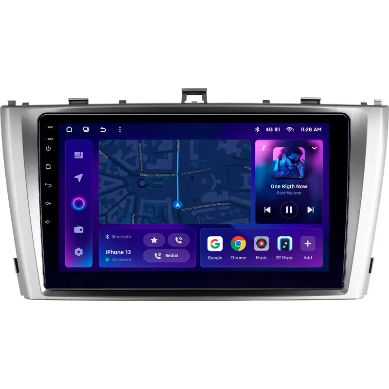 Navigatie Auto MOSS M3 Toyota Avensis 3 2008-2015 4+32GB 9" QLED Octa-core 2Ghz, Android 4G Bluetooth 5.1 DSP