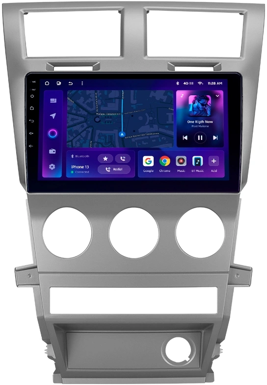 Navigatie Auto MOSS M3 Dodge Avenger 2007-2010 4+32GB 9" QLED Octa-core 2Ghz, Android 4G Bluetooth 5.1 DSP