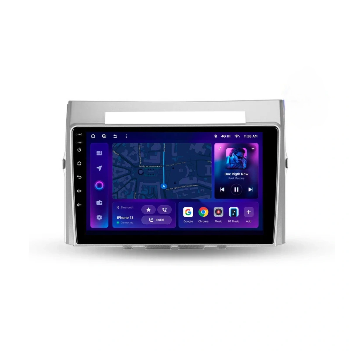 Navigatie Auto MOSS M3 Toyota Verso 2004-2009 4+32GB 9" QLED Octa-core 2Ghz, Android 4G Bluetooth 5.1 DSP