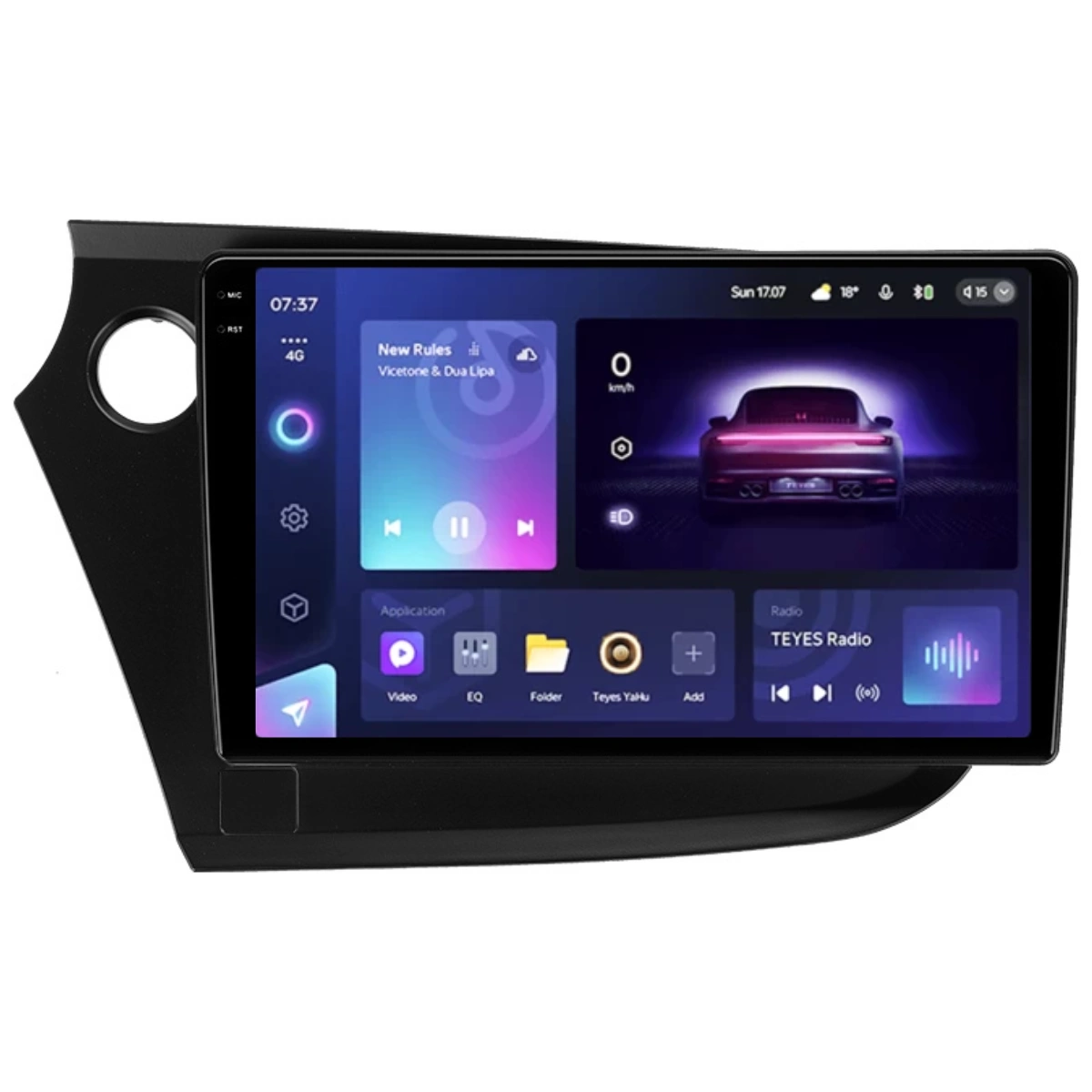 Navigatie Auto Teyes CC3 2K 360° Honda Insight 2009-2014 6+128GB 9.5" QLED Octa-core 2Ghz, Android 4G Bluetooth 5.1 DSP