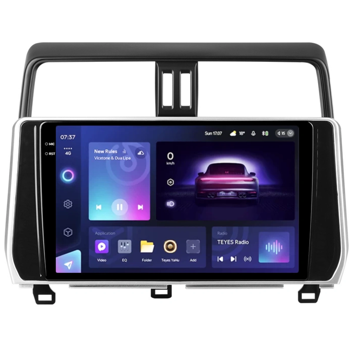 Navigatie Auto Teyes CC3 2K Toyota Land Cruiser Prado J150 2018-2020 6+128GB 10.36" QLED Octa-core 2Ghz, Android 4G Bluetooth 5.1 DSP