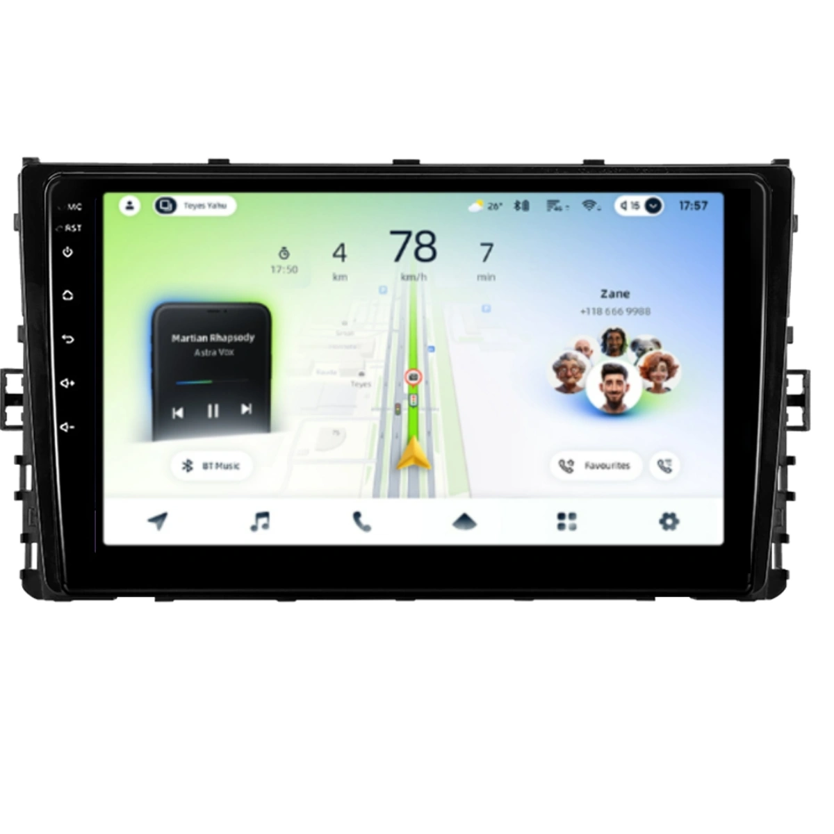 Navigatie Auto Teyes CC4L DTS Volkswagen Jetta 7 2018-2022 6+64GB 9" QLED Qualcomm 2Ghz, Android 4G Bluetooth 5.1 DSP