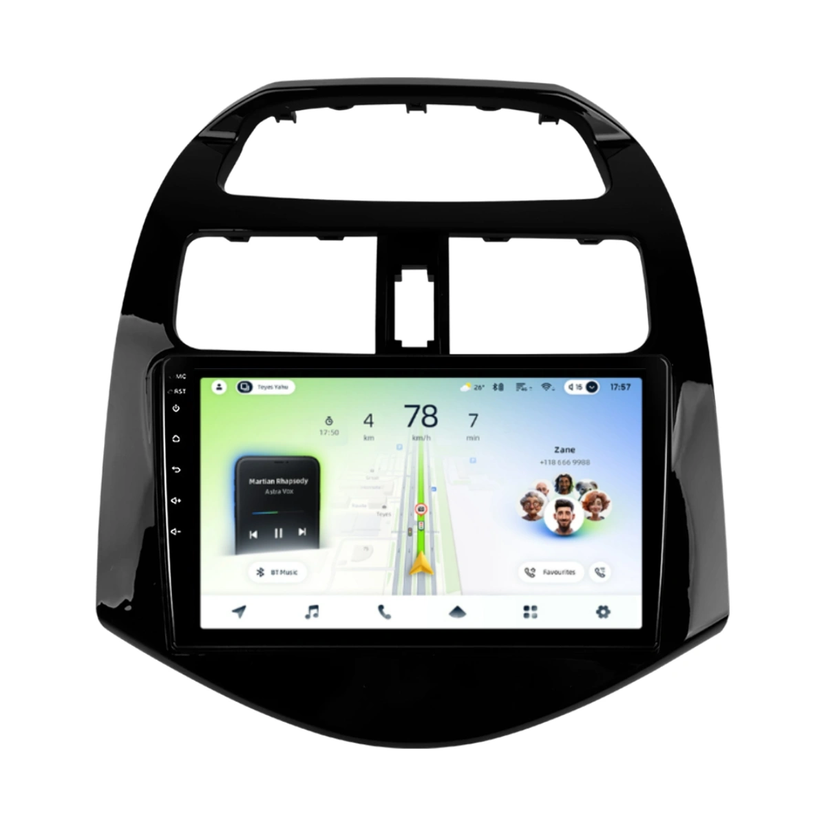 Navigatie Auto Teyes CC4L DTS Chevrolet Spark M300 2009-2016 6+64GB 9" QLED Qualcomm 2Ghz, Android 4G Bluetooth 5.1 DSP