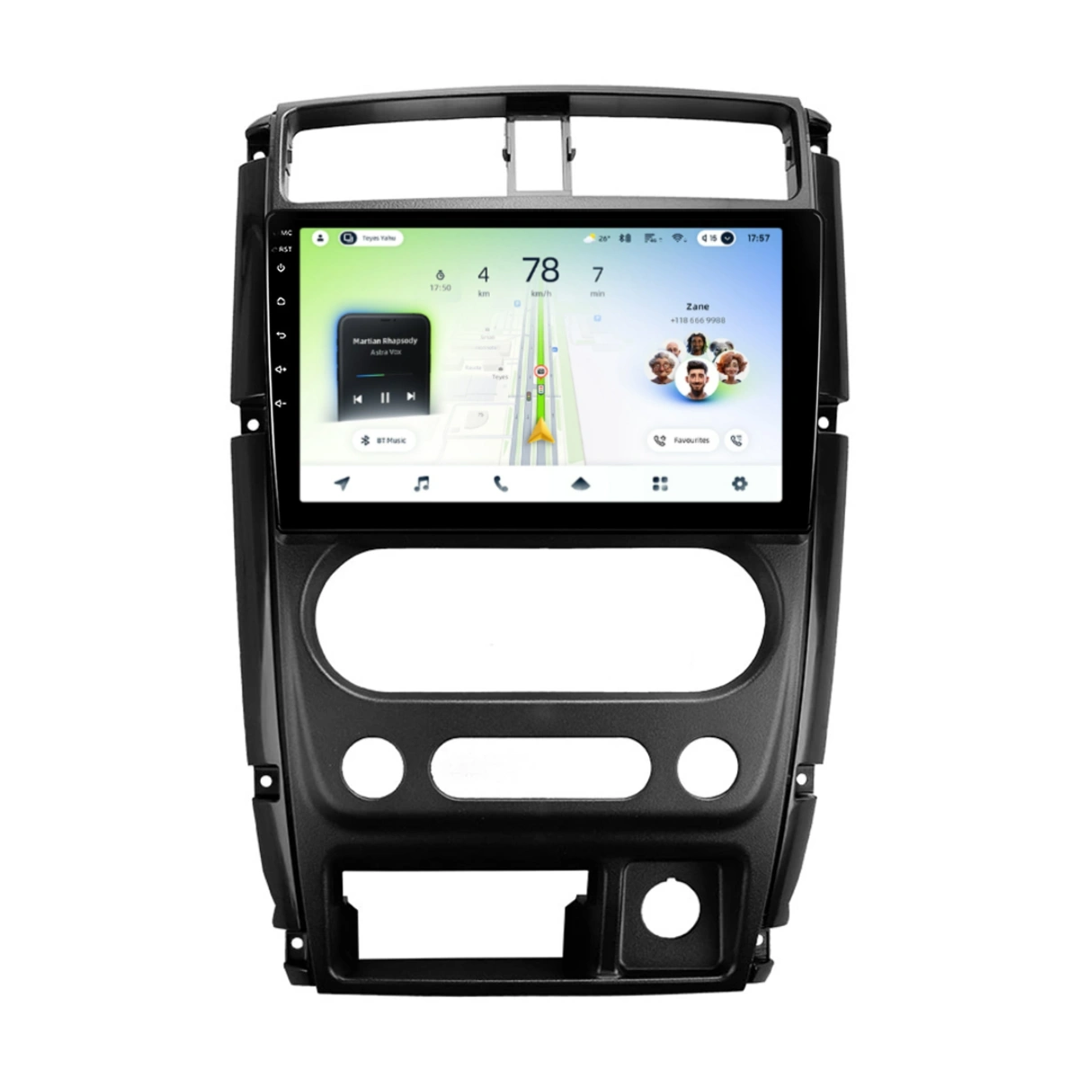 Navigatie Auto Teyes CC4L DTS Suzuki Jimny 3 2005-2019 6+64GB 9" QLED Qualcomm 2Ghz, Android 4G Bluetooth 5.1 DSP