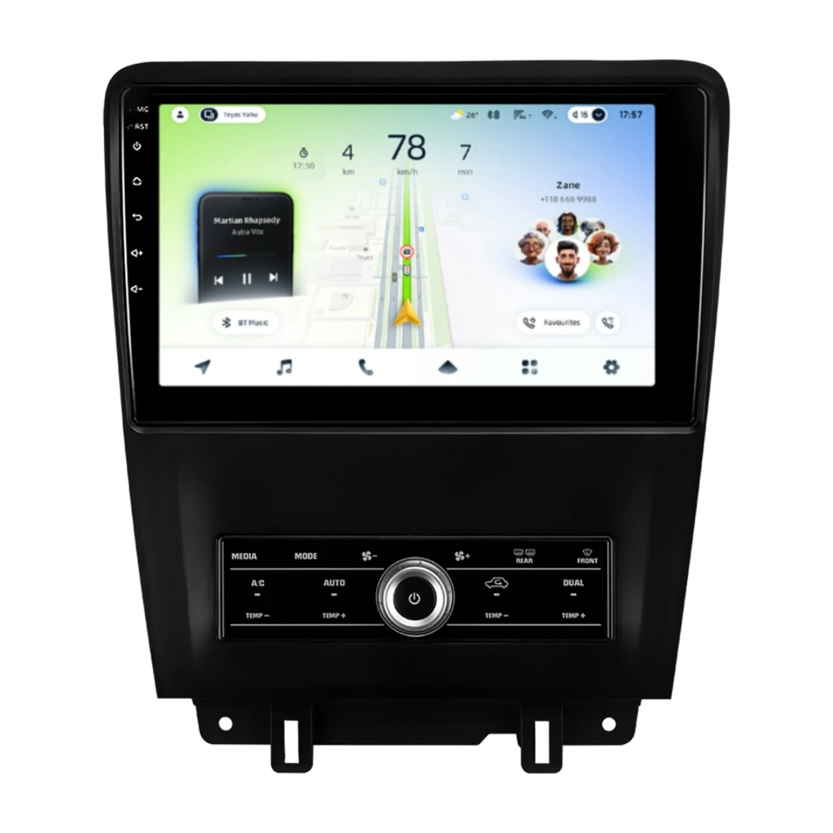 Navigatie Auto Teyes CC4L DTS Ford Mustang 5 2005-2014 6+64GB 10.2" QLED Qualcomm 2Ghz, Android 4G Bluetooth 5.1 DSP