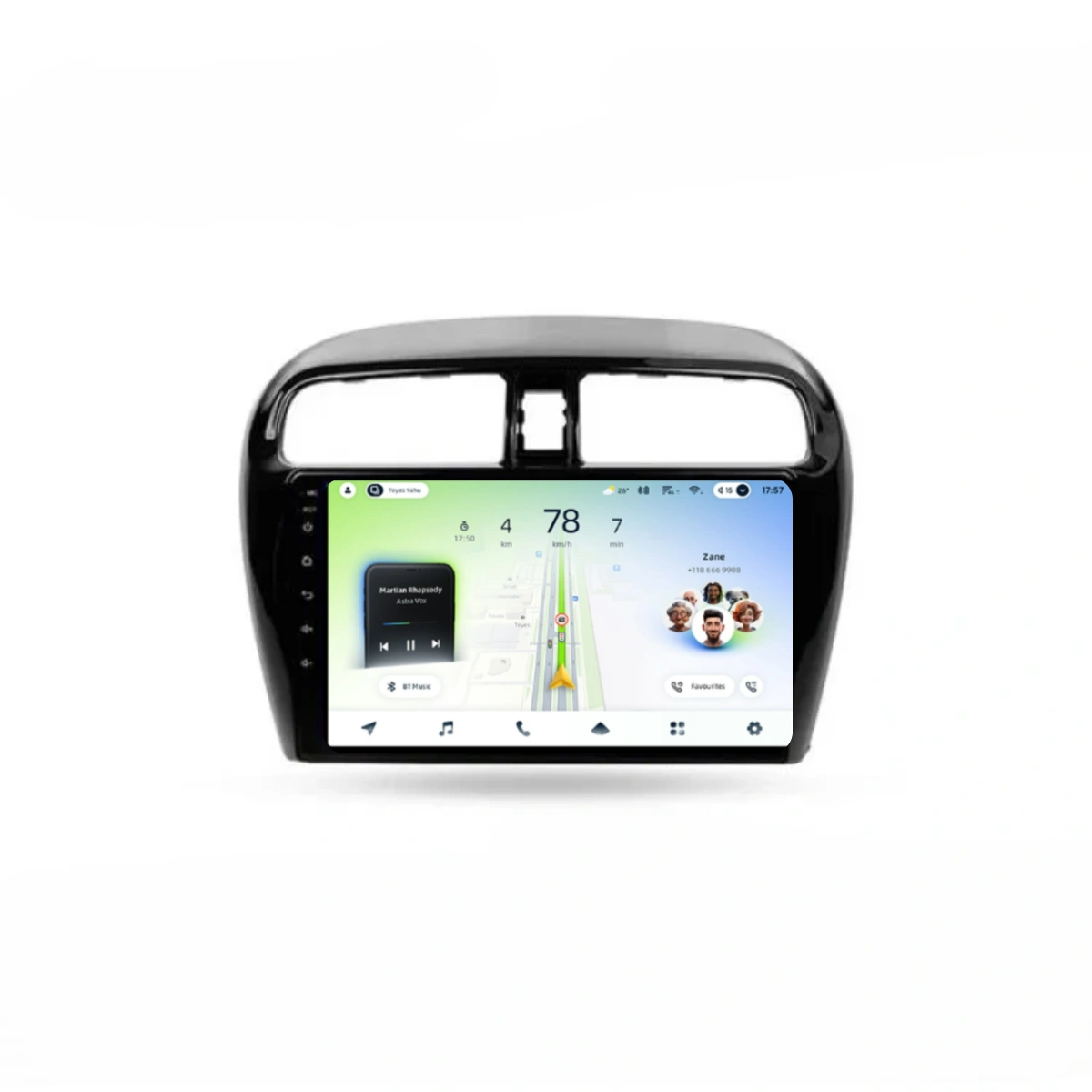 Navigatie Auto Teyes CC4L DTS Mitsubishi Mirage 2012-2023 6+64GB 9" QLED Qualcomm 2Ghz, Android 4G Bluetooth 5.1 DSP