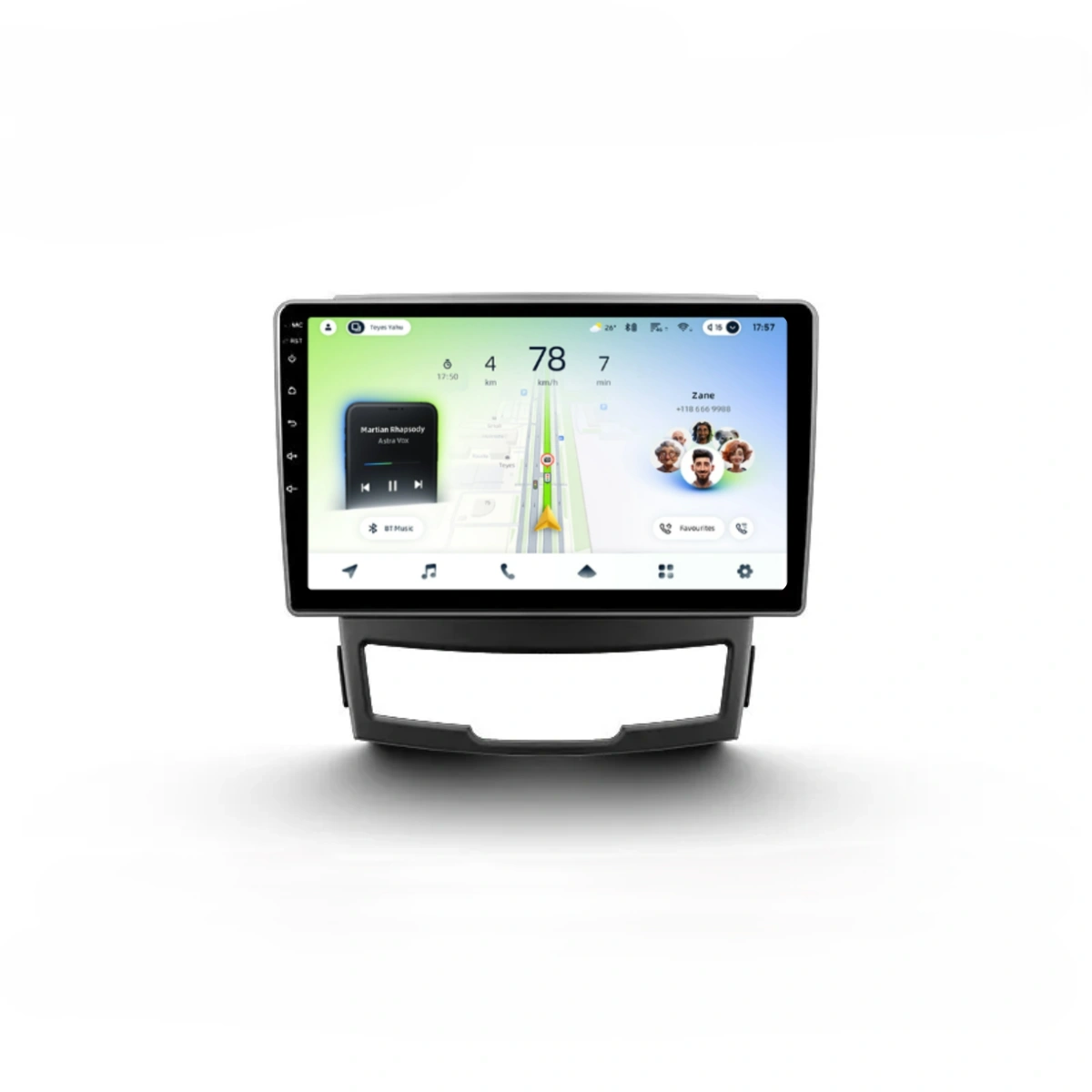 Navigatie Auto Teyes CC4L DTS SsangYong Korando 3 2010-2013 6+64GB 9" QLED Qualcomm 2Ghz, Android 4G Bluetooth 5.1 DSP