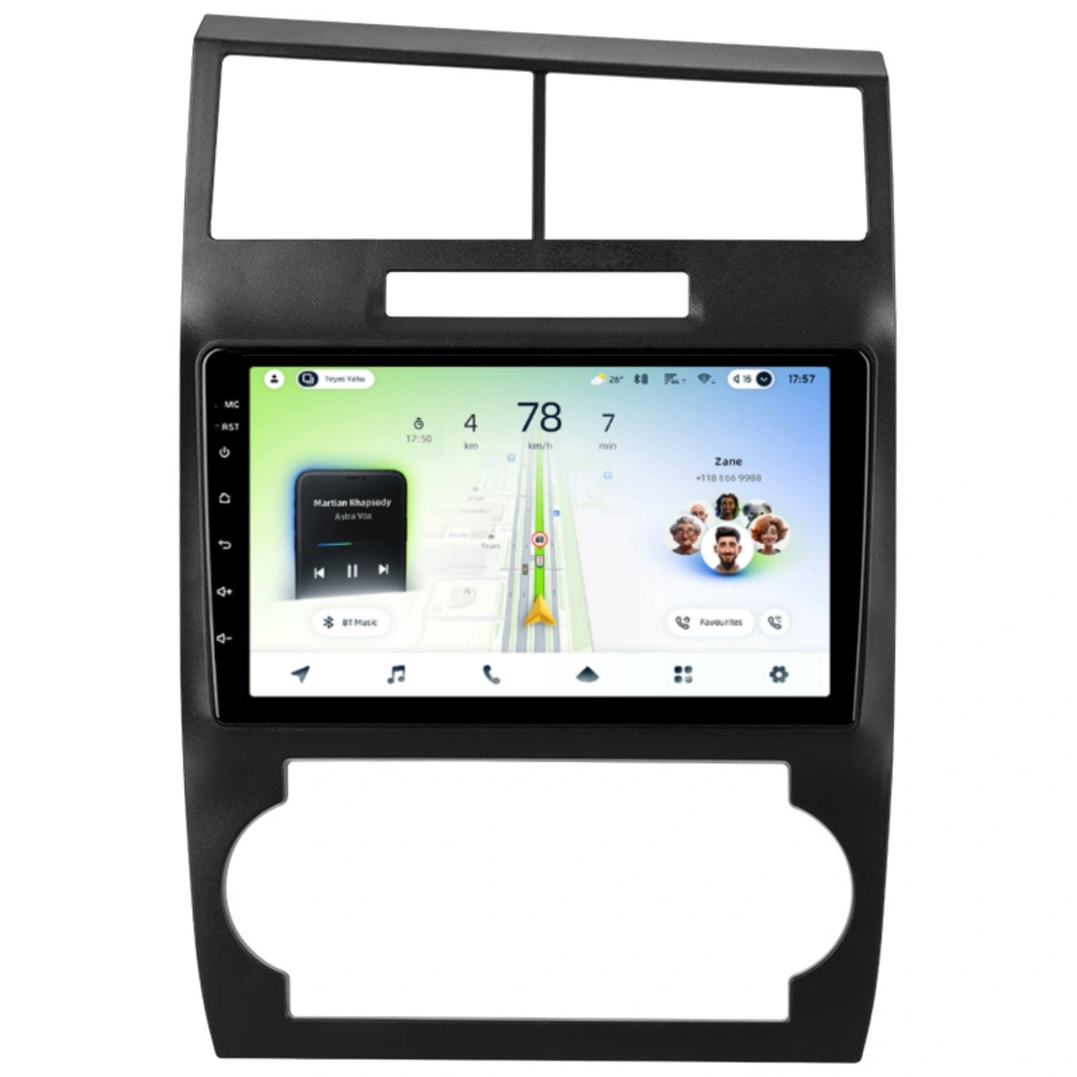 Navigatie Auto Teyes CC4 Dodge Charger 2005-2010 6+64GB 9.5" QLED Octa-core 2.7Ghz, Android 4G Bluetooth 5.1 DSP