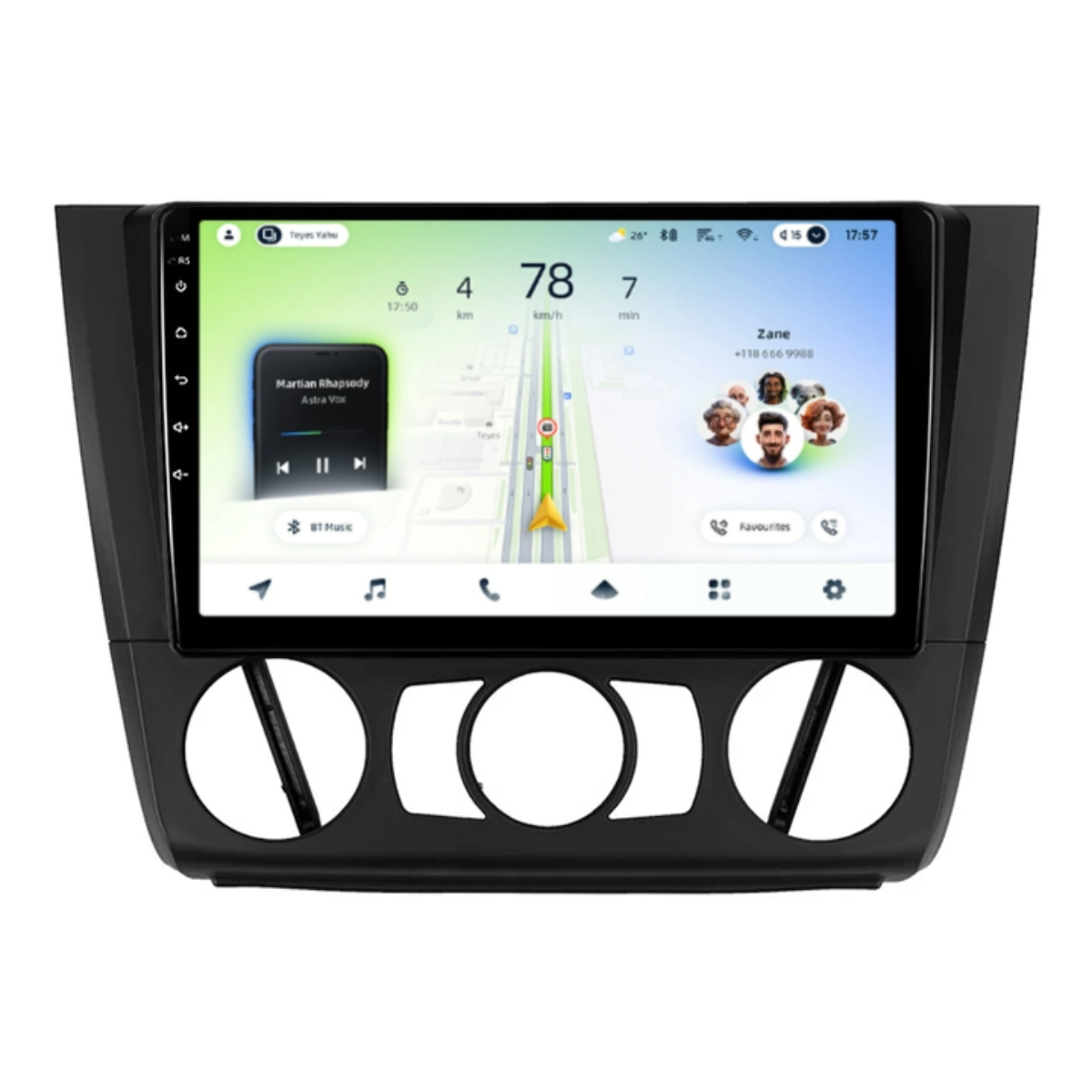 Navigatie Auto Teyes CC4L DTS BMW Seria 1 E88 2004-2013 6+64GB 9" QLED Qualcomm 2Ghz, Android 4G Bluetooth 5.1 DSP